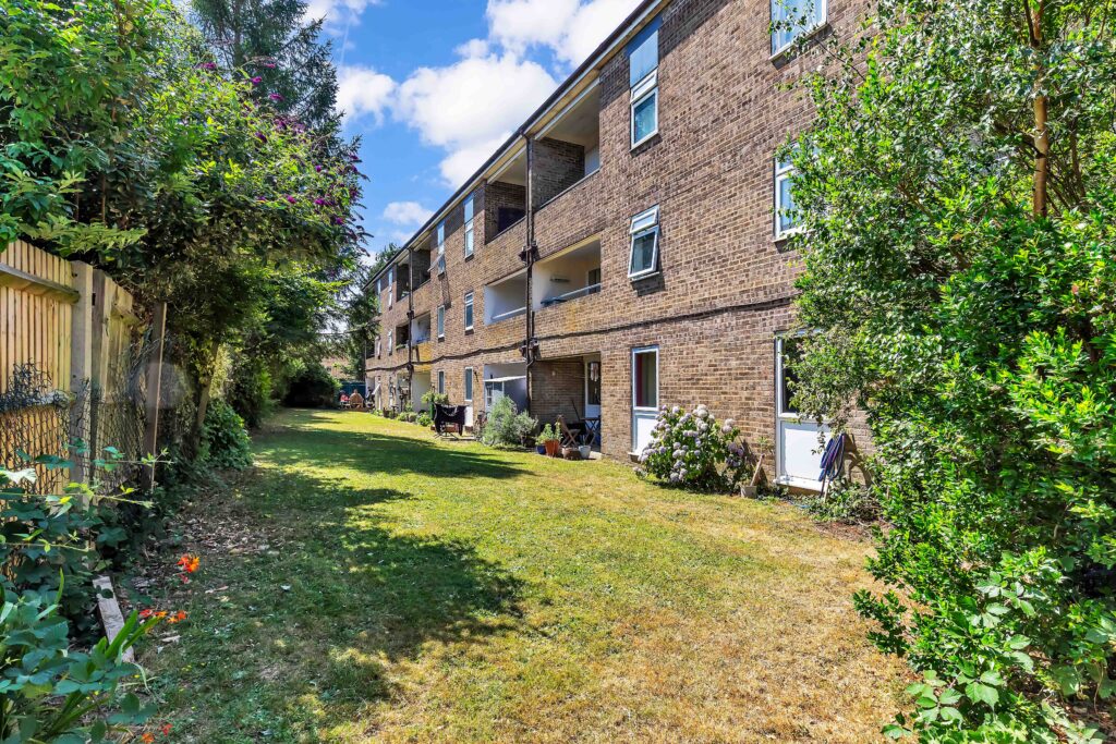 rear of block